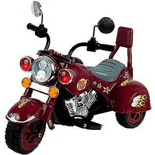 Wild Child Motorcycle   Maroon   Three Wheeler  Lil Rider Toys 