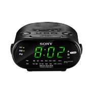 Sony Clock Radio with AM/FM Analog Tuner at 