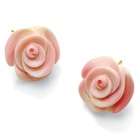 PalmBeach Jewelry Pink Mother of Pearl Earrings