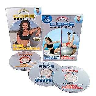 Core Secrets™ DVD and Fitness Ball Workout System  Fitness & Sports 