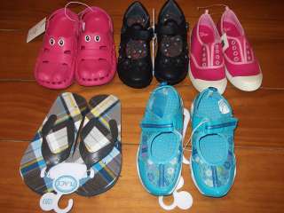 pair lot NEW sandals water shoes girls size 11 12 13 mary janes GAP 
