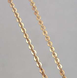   GOLD COIN Quarter Eagle ENAMEL 14K Pendant 18K Chain Necklace  