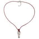 valentine love siam red crystals swarovski heart beads necklace gift 