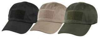 Tactical Cap   Baseball Style   One Size   Pick Color  