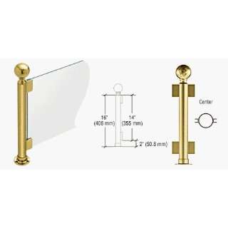  CRL 16 Round Polished Brass PP05 Elegant Series Counter 