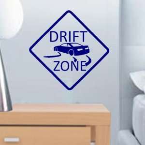 StikEez Blue Drift Zone Wall Decal Sign