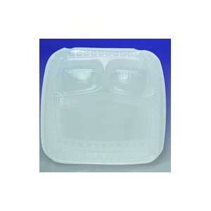  Showtime Clear Plastic Hinged Lid 1 Compartment Containers 