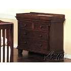   Furniture Heartland Cherry Finish Changing Table by Acme Furniture