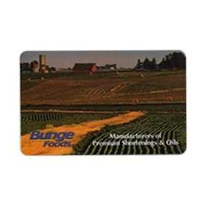 Collectible Phone Card 30m Bunge Foods Farm Manufacturers of Premium 