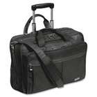McBrine Luggage Salesman Case on Wheels in Black