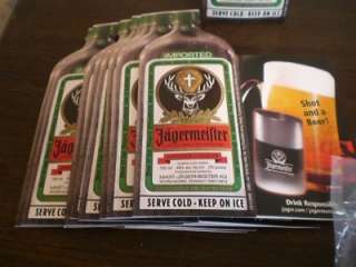 JAGERMEISTER ADVERTISING LOT TABLE ADS TICKETS AD PAD  