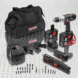 19.2 volt Cordless EX Drill/Driver Combo Kit with Screwdriver 