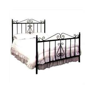 Grace French Bed with Frame   Aged Iron 