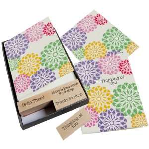   Your Message Blossom Design Cards with Messages: Arts, Crafts & Sewing