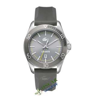 LACOSTE SPORT NAVIGATOR 2010508 GREY DIAL MENS WATCH NEW 2 YEARS 