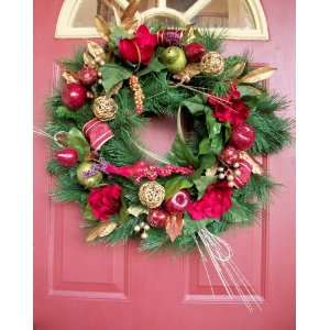  Glazed Fruit Christmas Wreath   24 Home & Kitchen