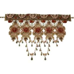  Vintage Glamour Intricate Michal Negrin Tiered Lace Choker 