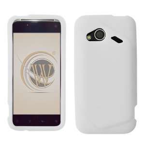   (HTC Fireball) Gel Skin Case   White: Cell Phones & Accessories