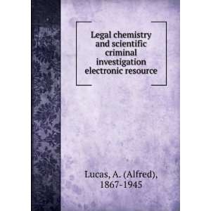  Legal chemistry and scientific criminal investigation 