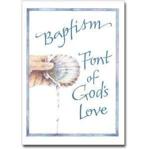  Baptism Font of Gods Love Card