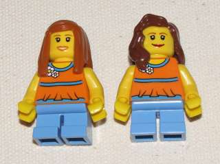 LEGO LOT OF 2 LITTLE GIRLS WOMEN MINIFIGS PEOPLE FIGURES FIGS  