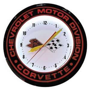       20 Inch Corvette Banded Neon Clock