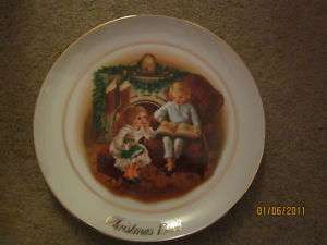 Avon Christmas Memories Series 1983 Porcelain Plate  