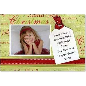  Scrapbook Holiday Photo Cards   Christmas Tag Health 