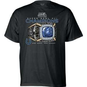  Indianapolis Colts Super Bowl XLI Champions Ring T Shirt 