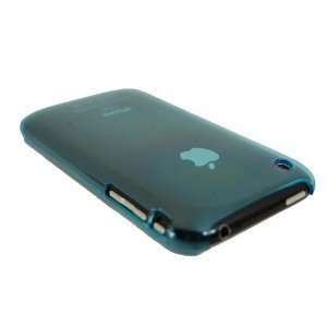  Apple iPhone Clear Light Blue Hard Back Case Cover 3G 3GS 