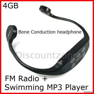   Bone conduction headphone Sport Waterproof MP3 Player/FM Radio Bundle