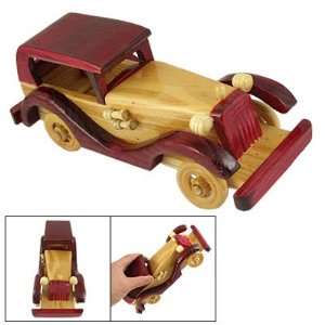   : Desk Table Burgundy Wood Color Jalopy Car Model Decor: Toys & Games