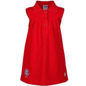   Girls My Favorite Logo Sleeveless Dress   Red: Sports & Outdoors