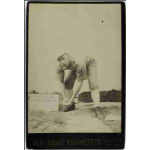 Reprint Oliver Tebeau, Chicago White Stockings, Old Judge Cigarettes 