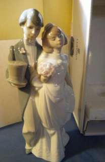 Lladro 6164 WEDDING BELLS Bride and Groom, NBU, IN BOX  