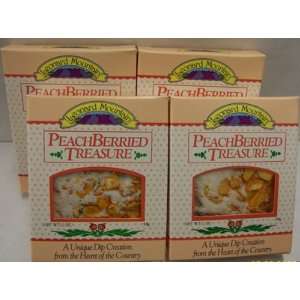 PeachBerried Treasure Fruit Dip   4 Boxes  Grocery 