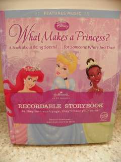   2011 Disney What Makes a Princess? Recordable Story Book  