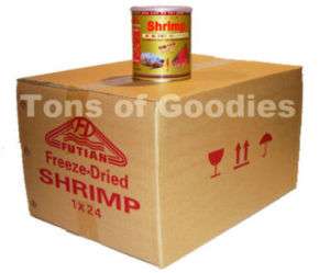 Freeze Dried Shrimps 80g x2 Jumbo Cans Turtles Frog  