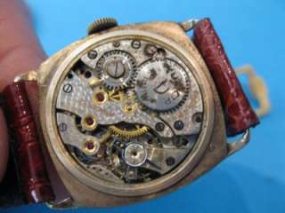 Vintage 9ct Solid Gold Rolex Tudor Mens Wrist Watch 1930s  