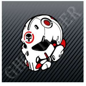  Sandtrooper Mask Skull Cyborg Punisher Car Trucks Sticker 