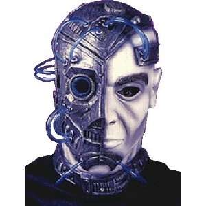    Cyborg Latex Full Overhead Mask Costume Accessory Toys & Games