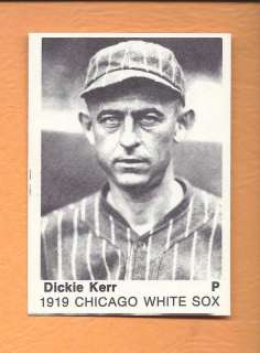 1919 Chicago White Sox DICKIE KERR (@1975 TCMA)  