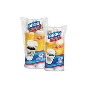  Dixie Foods Perfect Touch Hot Cups w/Lids: Office Products