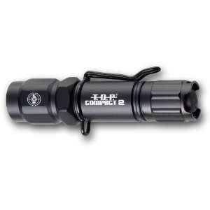  T.O.P. Compact 2 Tactical LED Flashlight 55 Lumens, Black 