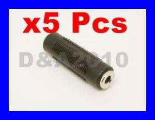 pieces x 3.5mm Female to 3.5 mm Female F/F Audio Adapter Coupler