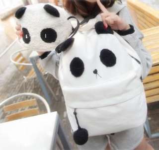 Canvas / fuzz Japan Cute Panda Bag Shoulder Bag 2Bag/Big & Small 