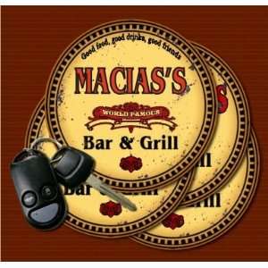  MACIAS Family Name Bar & Grill Coasters