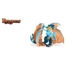   Bloks Plasma Dragons   Rawlsong Ocean Camouflage Dragon: Toys & Games