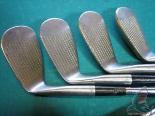   IRONS 1955 SPALDING TOP FLITE SYNCHRO DYNED CLASSIS VINTAGE GOLF CLUBS