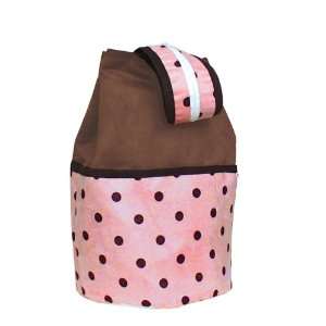  Hoohobbers Dots Pink Backpack Diaper Bag: Baby